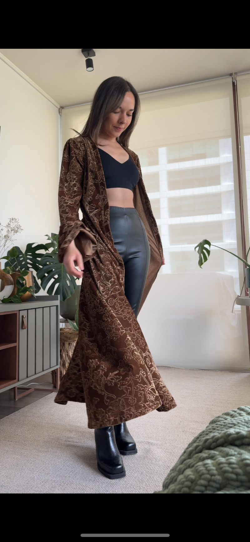 Tapado MAD terciopelo dorado envejecido