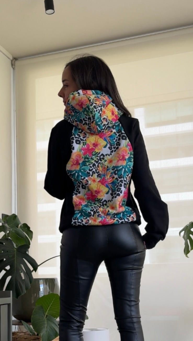 Poleron flores intensas