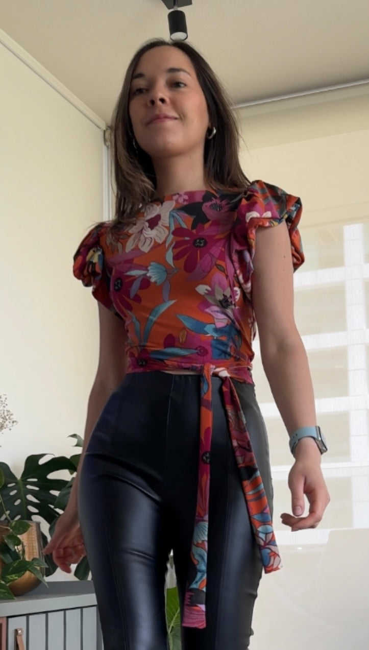 Polera multiforma - Manga aglobada