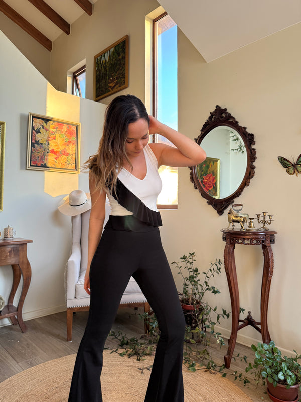 Polera QUEEN blackwhite