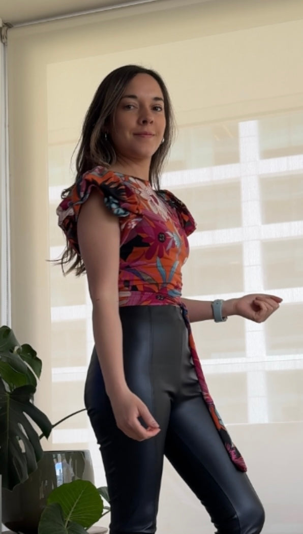 Polera multiforma - Manga aglobada