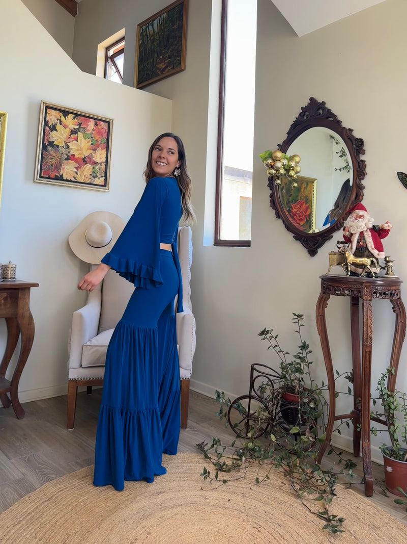 Conjunto Olivia + Sewell azul petróleo